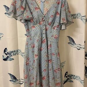 SHEIN Size S Floral MIDI Dress